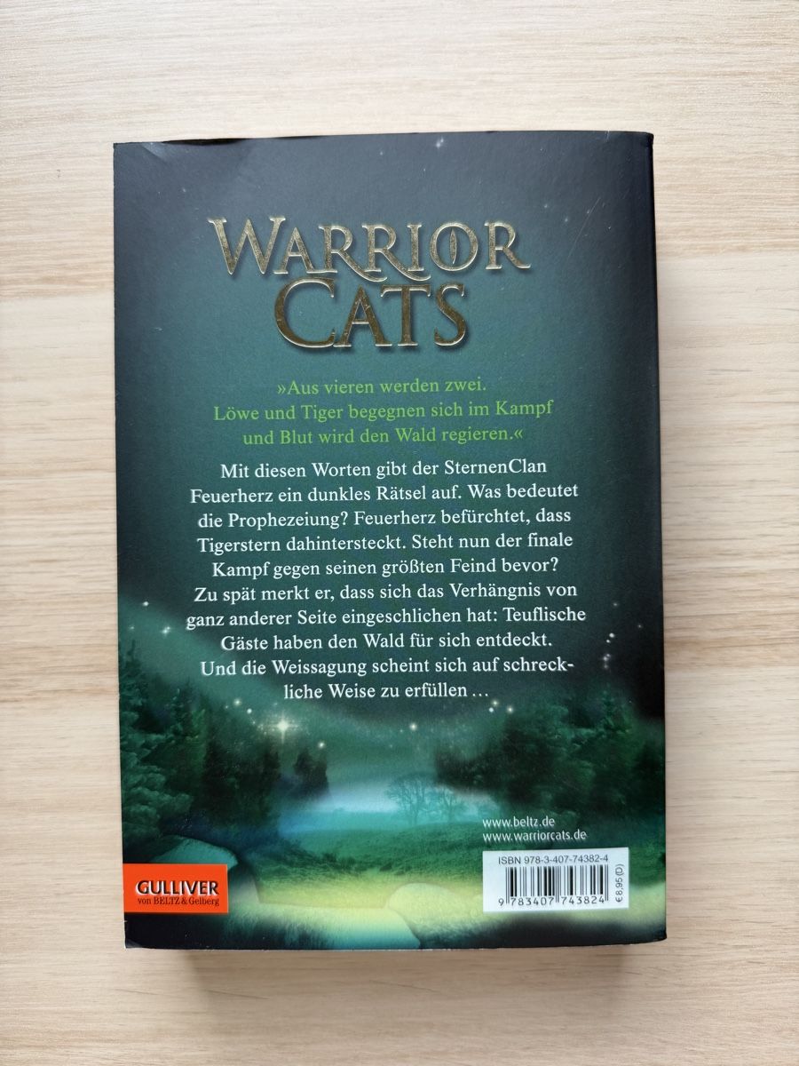 Libri: WARRIOR CATS Staffel 1 Band 1-6 – Usato da Zürich venduto da Fuxion 6
