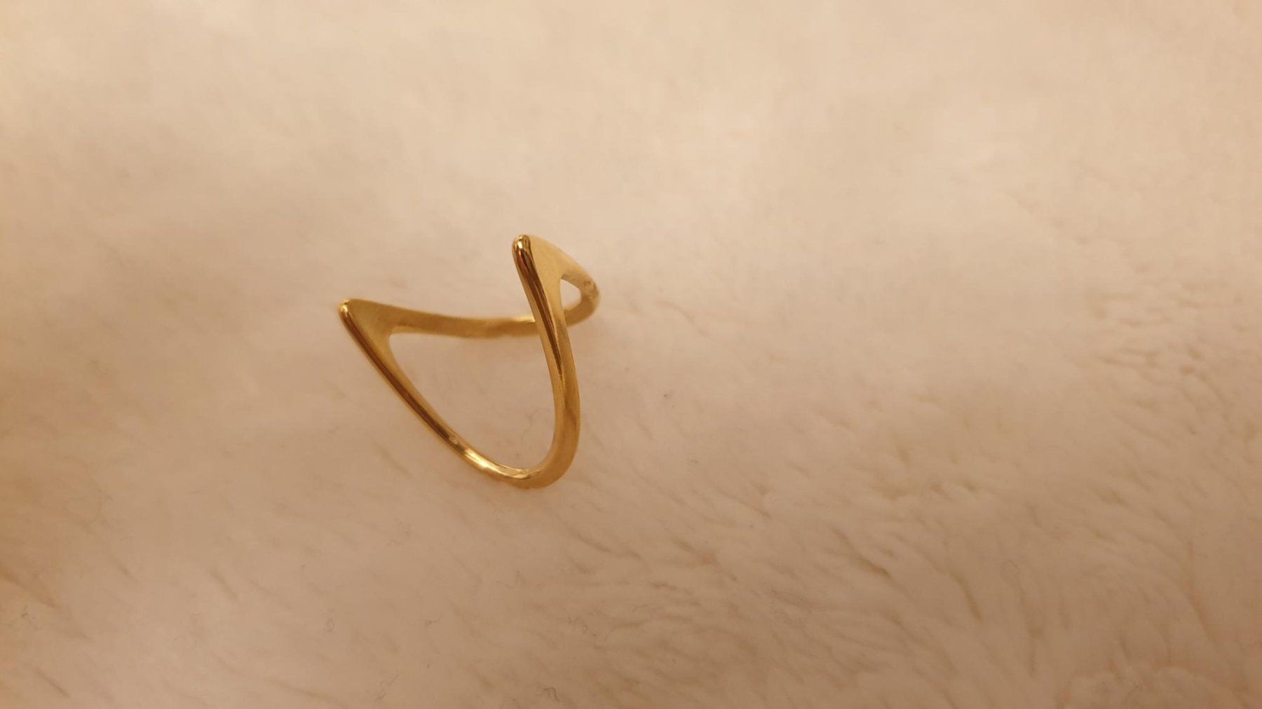Anelli: geometrischer Ring - Grösse: 6 - Umfang: ca. 51,9 mm – Nuovo e nell'imballaggio originale da Würenlos venduto da JRP_71 6