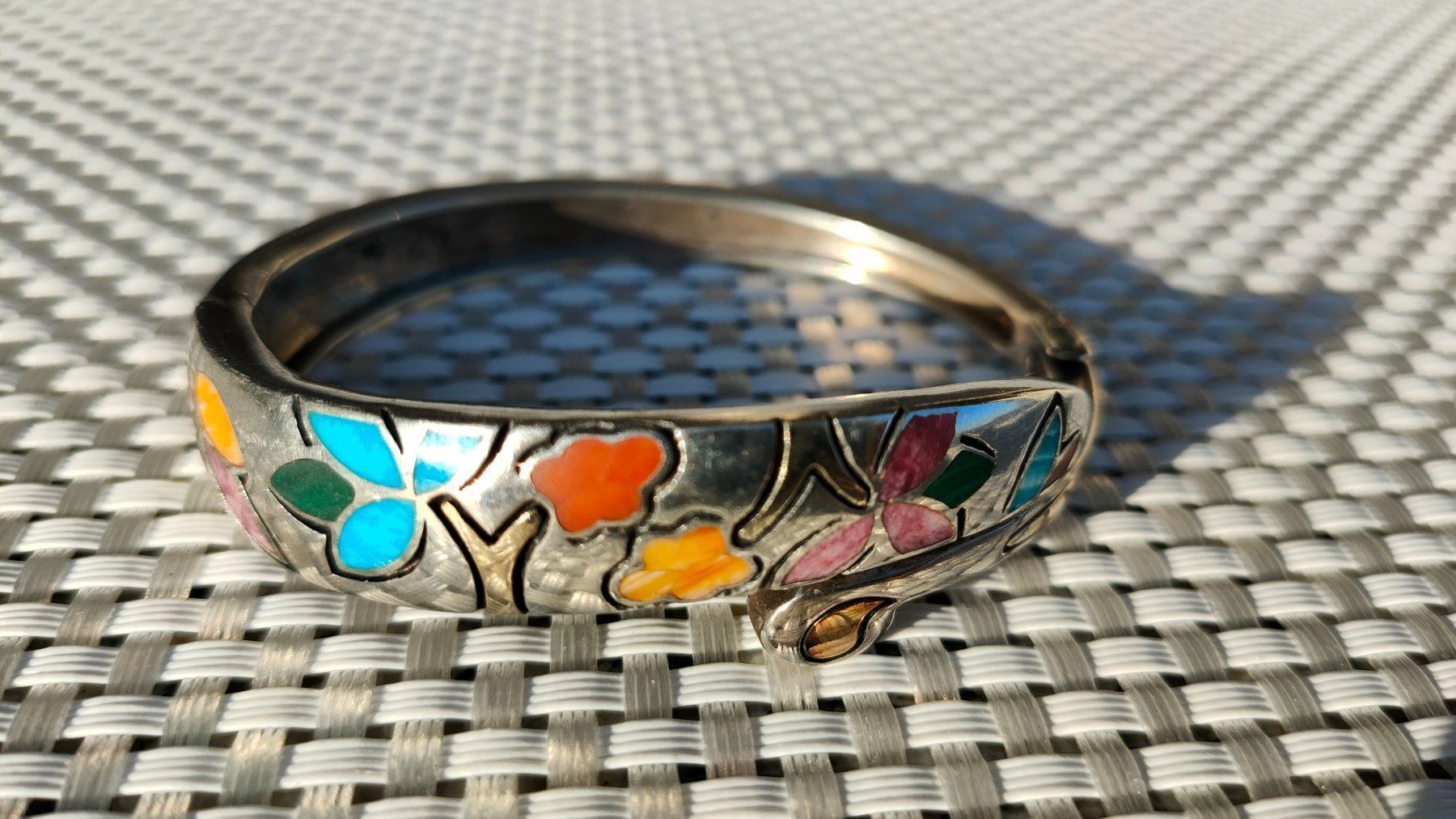 Armbänder & -reifen: Eric Grossbardt 925 Silber Edelstein Armband – Gebraucht aus Umiken von Daik