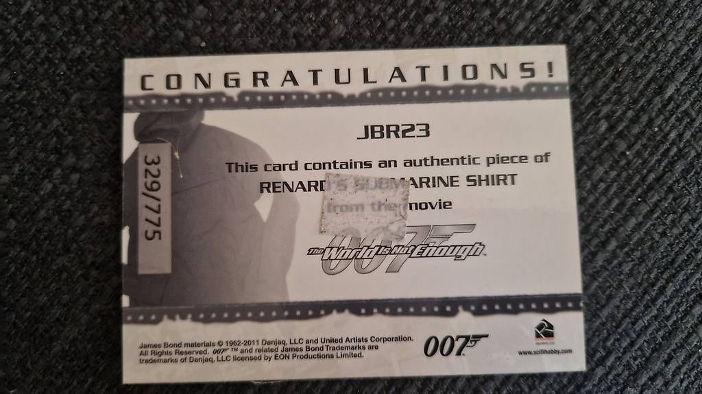 Carte collezionabili: JAMES BOND : Carte a collectionner – Usato da Sembrancher venduto da did_mkx2 1
