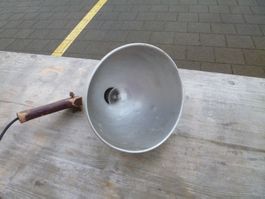 Aluminium Lampe Design Loft art De Co Holz Polizei 2.WK