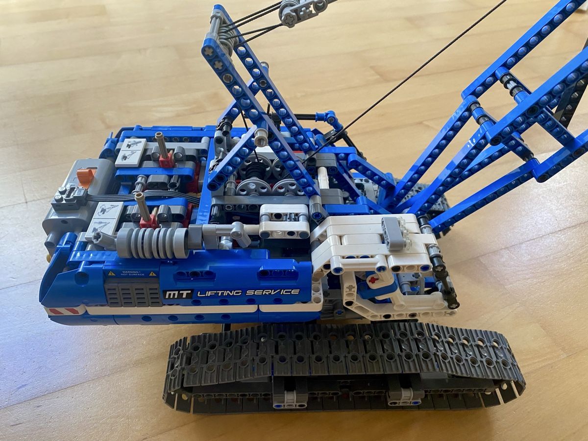 Lego Giocattoli: Lego Technik 42042 blauer Seilbagger – Nuovo (secondo la descrizione) da Küssnacht am Rigi venduto da Hluchs 4