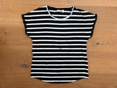 Damenshirt B.YOUNG the collection  schwarz-weiss gestreift M