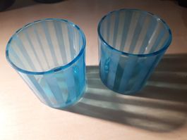 2 Gläser für kleine und grosse Rechaud-Kerzen