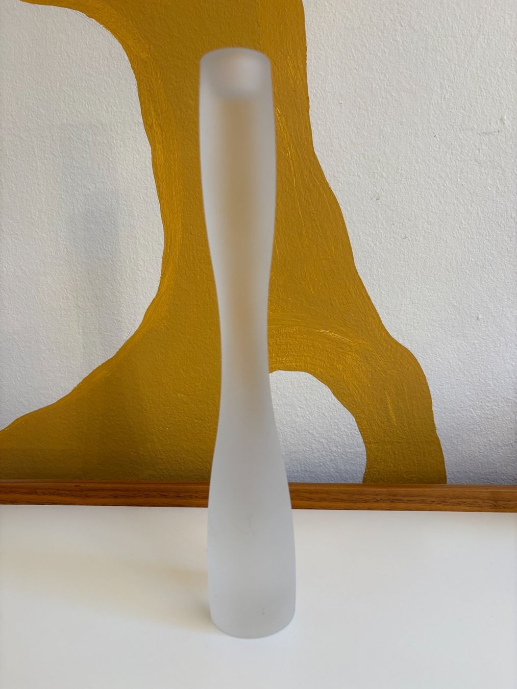 Iittala Portacandele: Iittala "Marcel" Glas Kerzenständer Timo Sarpaneva 31 cm – Usato da Zürich venduto da timeless.tones 1