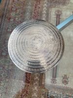 Wunderbare alte Silberdose Schmuckdose, Durch. 10 cm