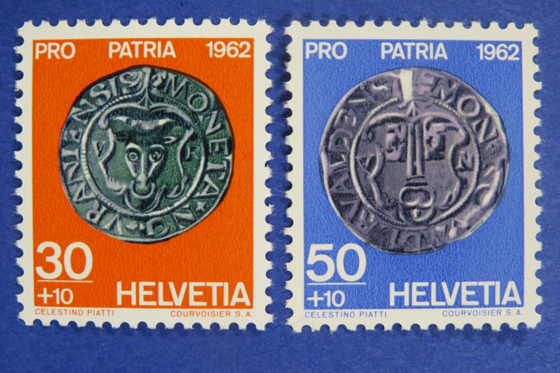Alle Briefmarken: Serie Pro Patria 1962 postfrisch ** – Neu (gemäss Beschreibung) aus Brunnen von Kumari 1