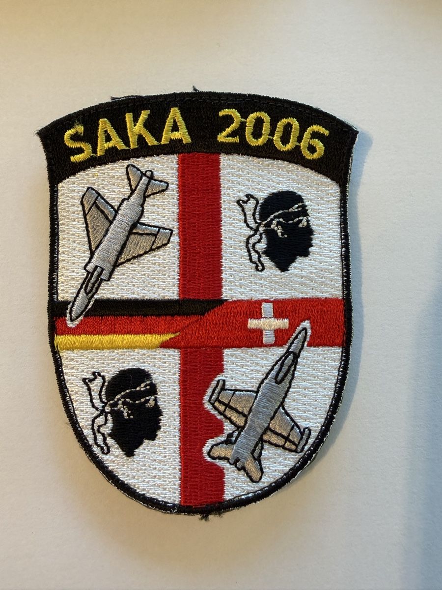Schweizer Armee Plaketten & Abzeichen: Swiss Air Force SAKA campaign patch  – Gebraucht aus Chamoson von Lio_Rey