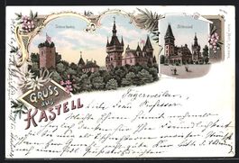 Litho Kastell, Schloss Kastell, Schlossh