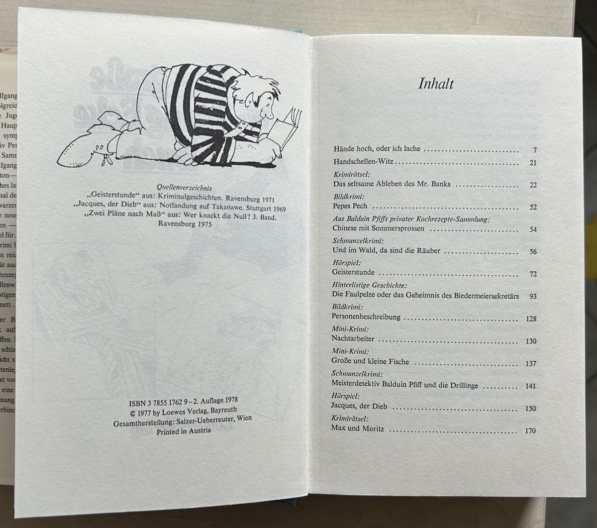 Libri: Wolfgang Ecke Buch, Jugend Krimis – Usato da Reinach BL venduto da Linda013 4