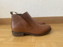 Brown Leather Chelsea Boots by PIER ONE - Size 37/UK 4 - Lik