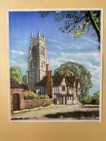 Original Vintage Poster - Stoke By Nayland / Suffolk