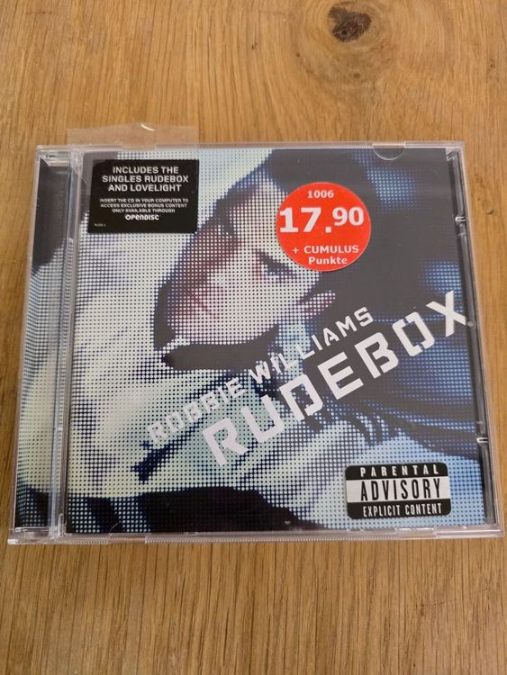 CD - Robbie Williams – Rudebox (Gebraucht) in Biberist für CHF 1 – mit ...