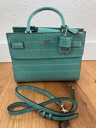 GUESS Handtasche türkis 31.5x26cm