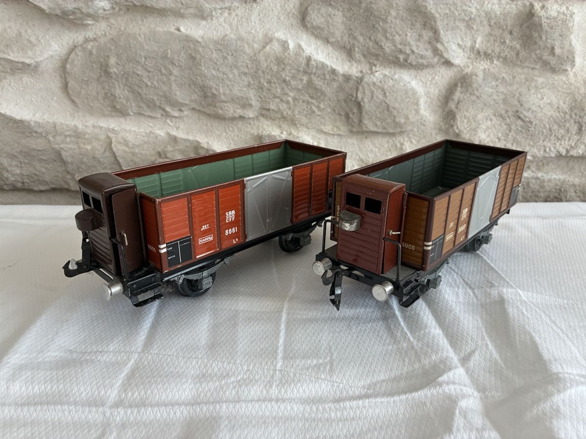 Buco Modellini di ferrovie: Güterwagen Buco SBB CFF Set 8 Stk. – Usato da Buchs AG venduto da sasami01 2