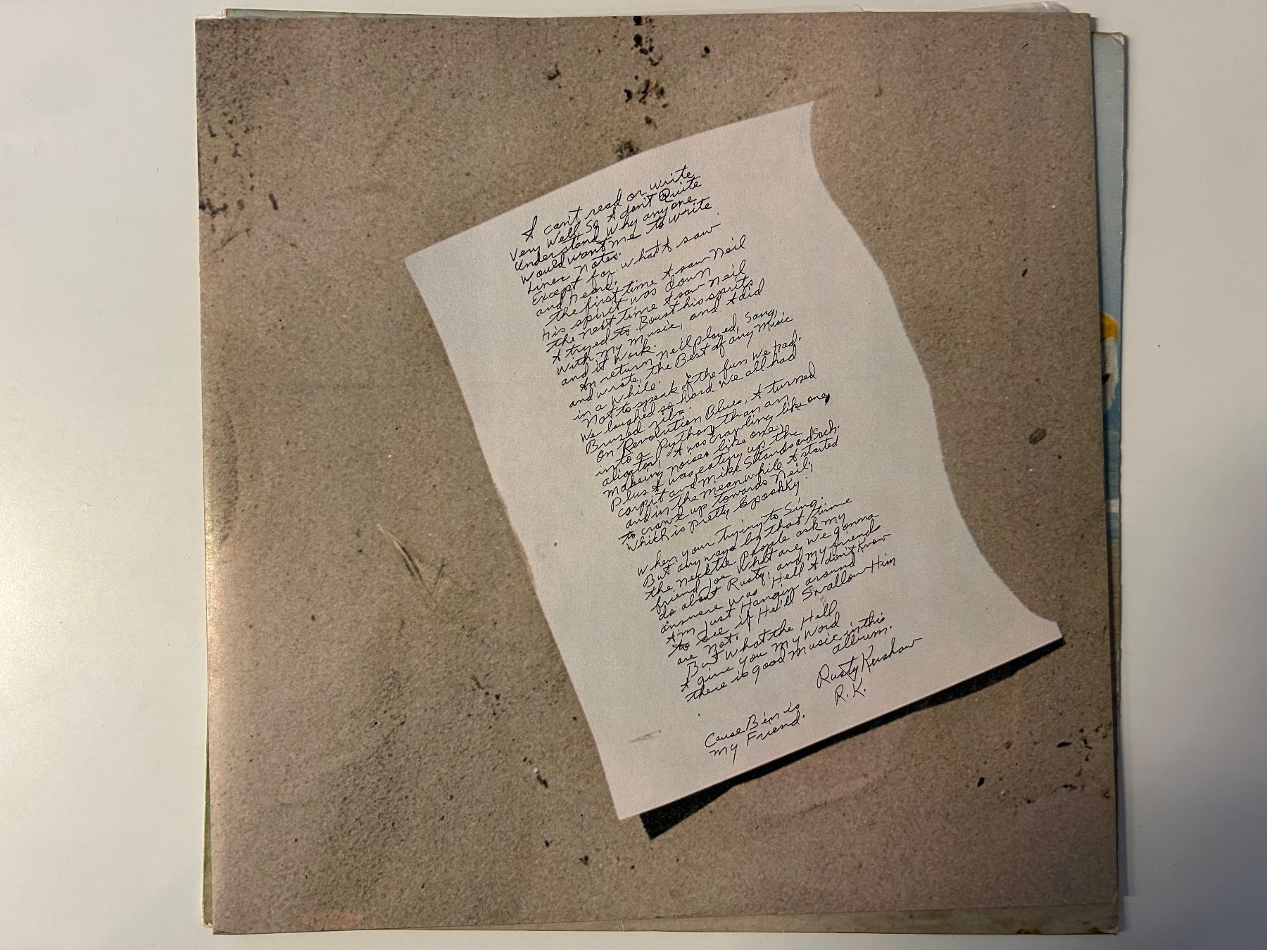 Dischi in vinile: Neil Young - On The Beach  LP Vinyl Platte – Usato da Aesch BL venduto da BlueMusicRecords 2