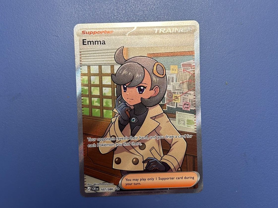 Pokémon Carte collezionabili: Pokémon Emma 107/086 CRI EN – Usato da Schlieren venduto da happymerchant64
