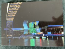 Arteplage Biel-Bienne Expo.02 Postkarte Ansicht von Nacht