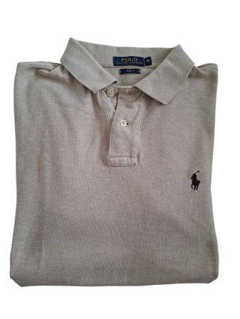 Polo Ralph Lauren beige, taille M, parfait pour l'été!