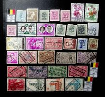 BELGIQUE TIMBRES OBLITÉRÉS 1950-1960 + TIMBRES CFF /U942