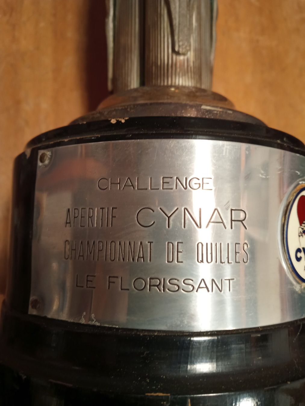 Autres collections & raretés: Trophäe Pokal Cynar Aperitif – D'occasion à Prez-vers-Siviriez par Monija70 1
