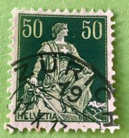  Nr.113 Sitzende Helvetia mit Schwert GESTEMPELT    