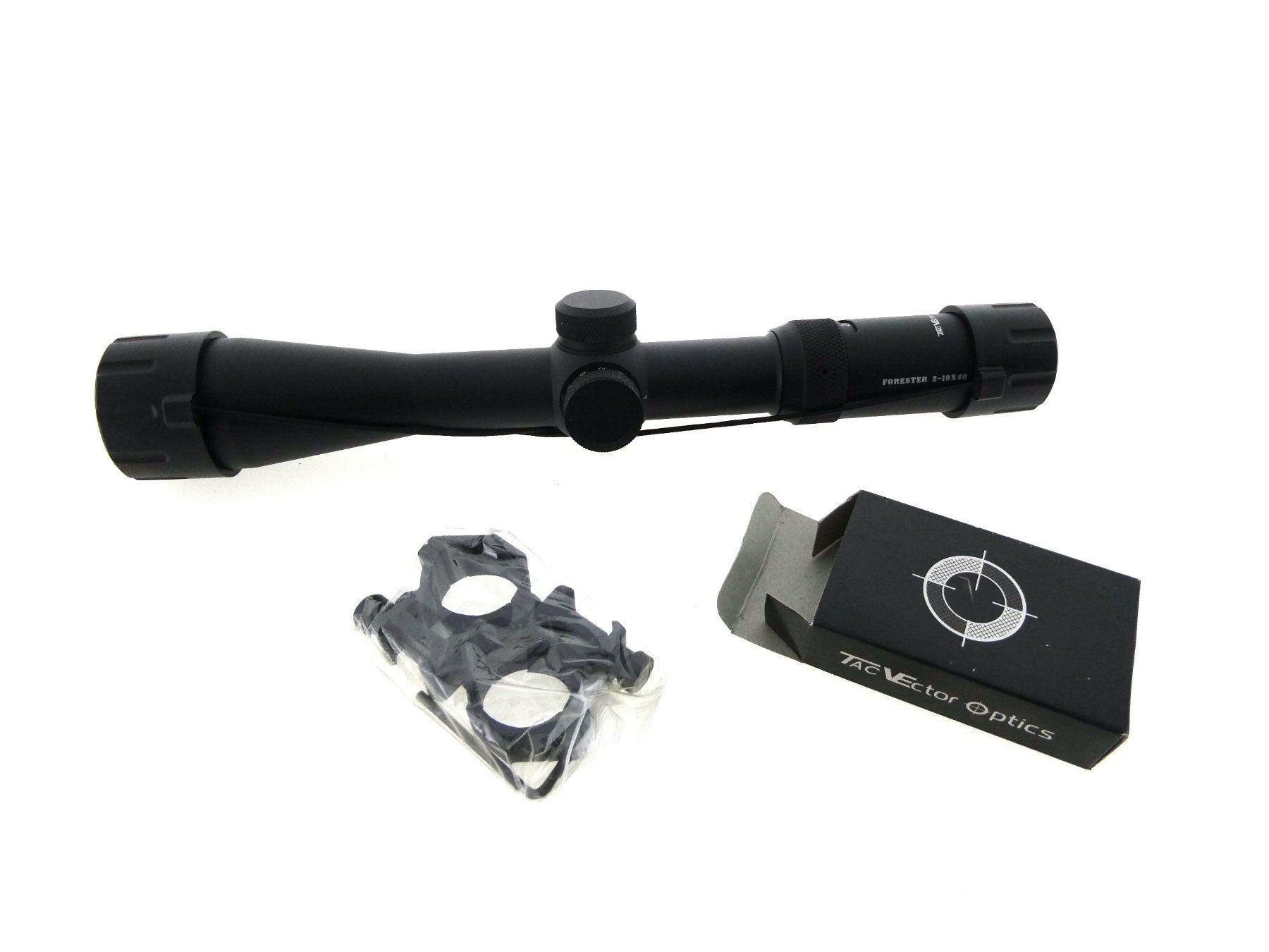 Tiro a segno: Aktion Vector Optics Zielfernrohe 2-10x40 inkl. Ringe – Nuovo e nell'imballaggio originale da Brislach venduto da Afa_gmbh