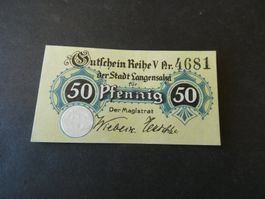Dt. Reich, Langensalza - Notgeld
