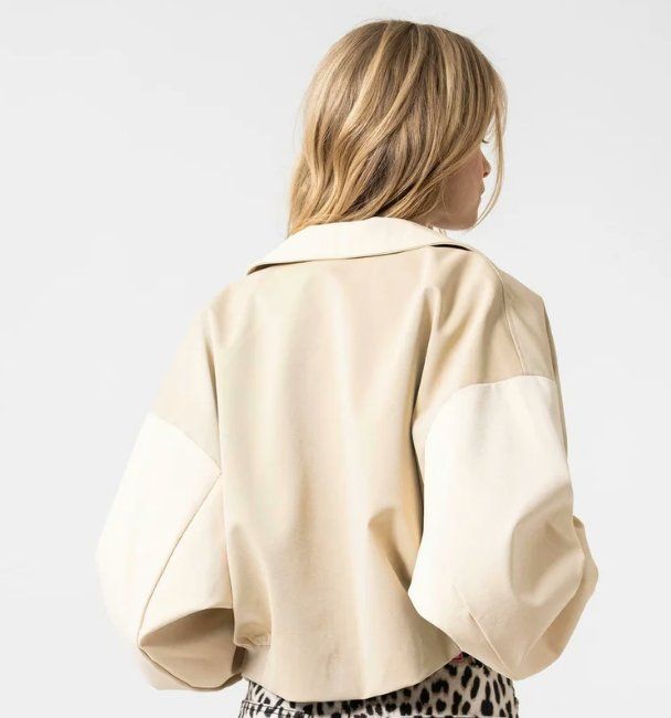 Giacche: OH APRIL MAE - Kunstlederjacke - bright mud soft sand/sand – Nuovo (secondo la descrizione) da Burgdorf venduto da velo_29 1