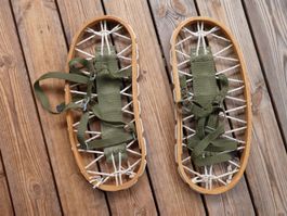 antike Militärschneeschuhe??? ungetragen neuwertig