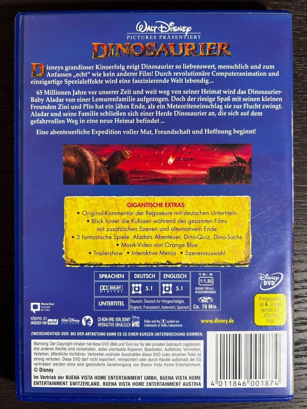 Tutti i DVDs: Dinosaurier – Usato da Zürich venduto da FilmFreunde 1