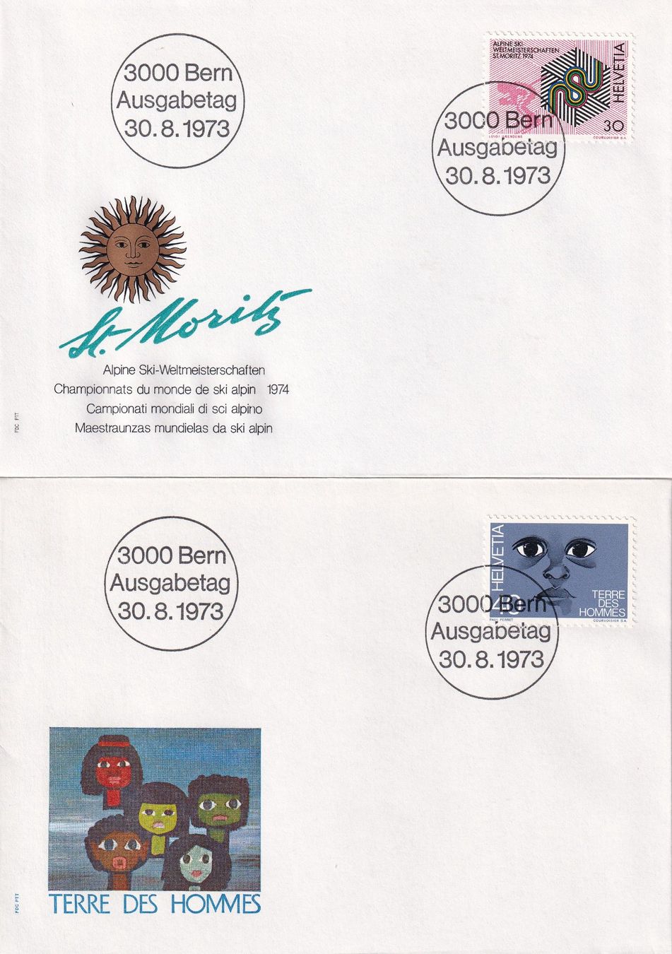 Tutti i francobolli: Lot 8 Briefe FDC 1973 - 1974 – Usato da Rossa venduto da becky05 3
