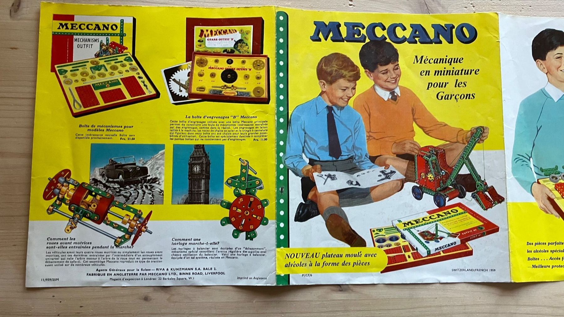 Spielzeuge: Dépliant MECANO 1959 Spiel – Gebraucht aus St-Cierges von LeRegain 4