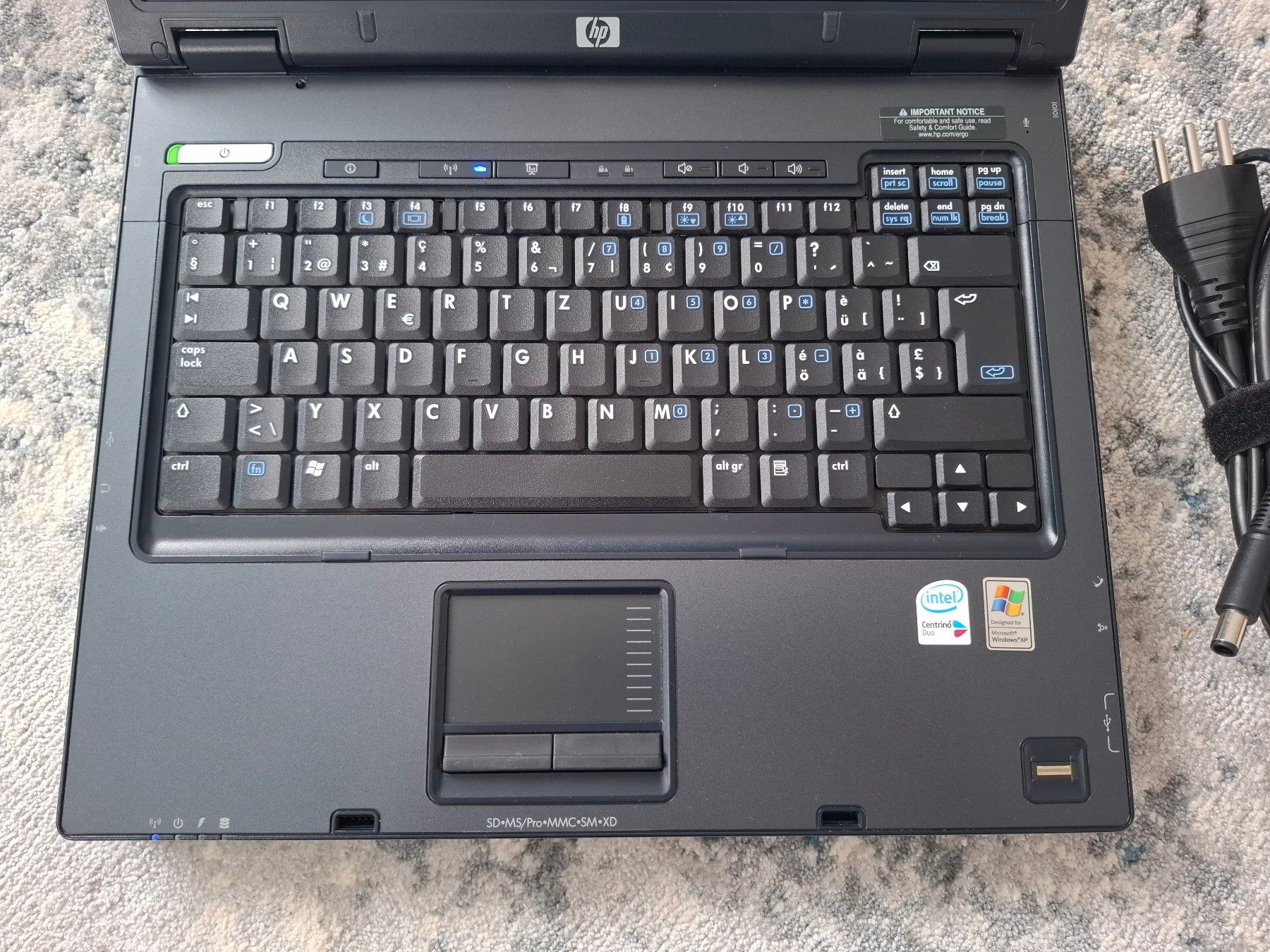 Compaq Notebook: HP Compaq nc6320 SSD, Serial - RS-232, Win. XP & Office 2007 – Usato da MAGDEN venduto da GoldenEagle2020 1