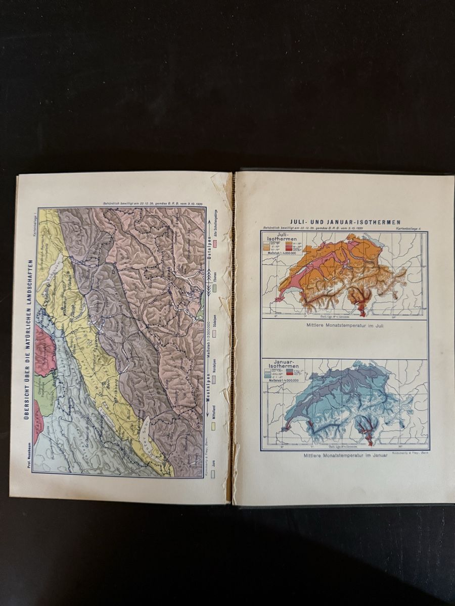 Bücher: Geographie der Schweiz, 1945 – Gebraucht aus Fribourg von Ardoffel 7