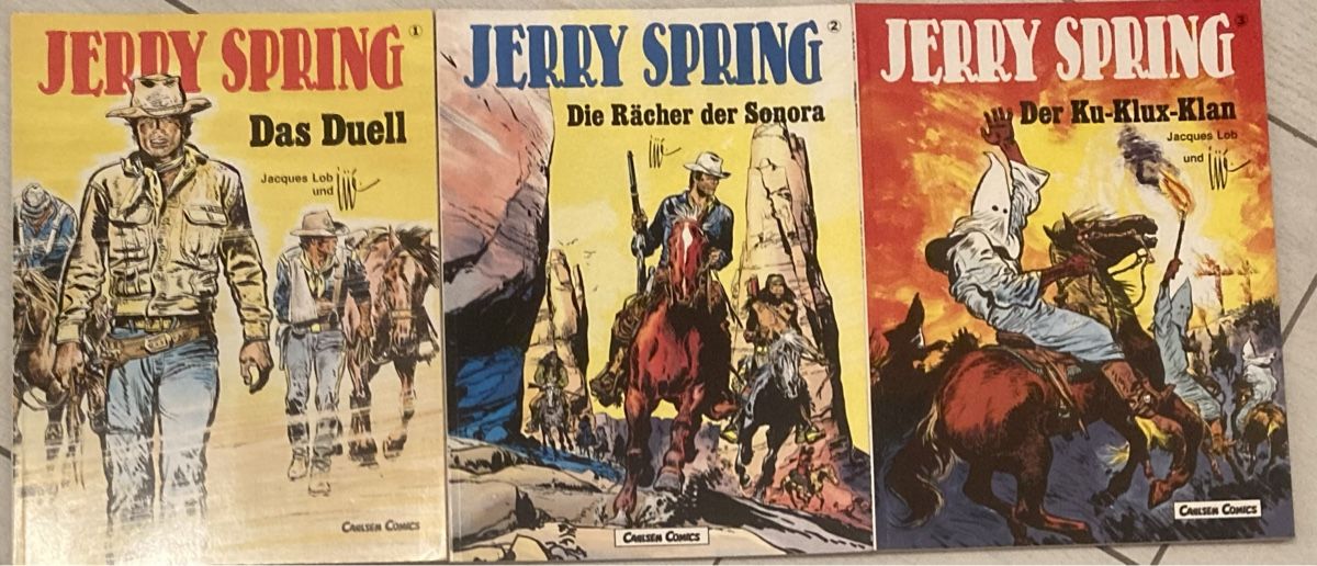 Fumetti: 3 Jerry Spring Western Comics - Band 1, 2 und 3 – Usato da Hunzenschwil venduto da zibu88