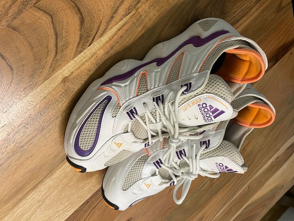 Adidas Schuhe FYW S 97 white flash orange purple Kaufen auf