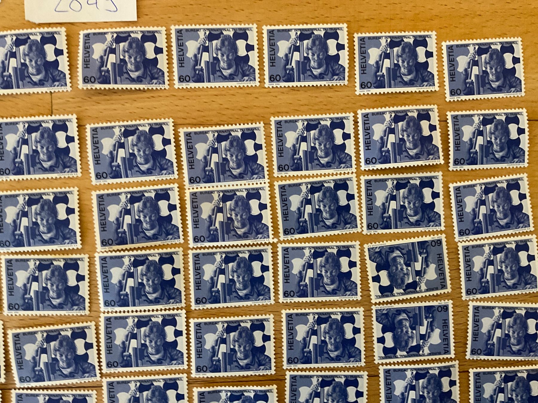 Tutti i francobolli: 60Fr Ämter Frankaturware ungestempelt postfrisch Sammlung – Nuovo (secondo la descrizione) da Wil SG venduto da Chefsugus 2