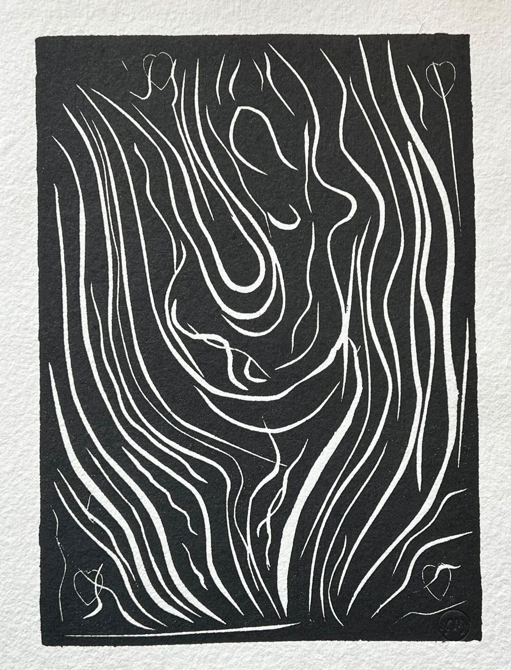 Xilografie: Henri Matisse, Linolschnitt "Danseuse" Neujahrsblatt – Usato da Adliswil venduto da bilderboerse-zuerich