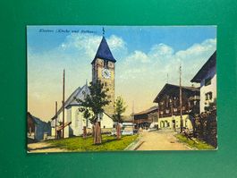 Klosters - Kirche und Rathaus