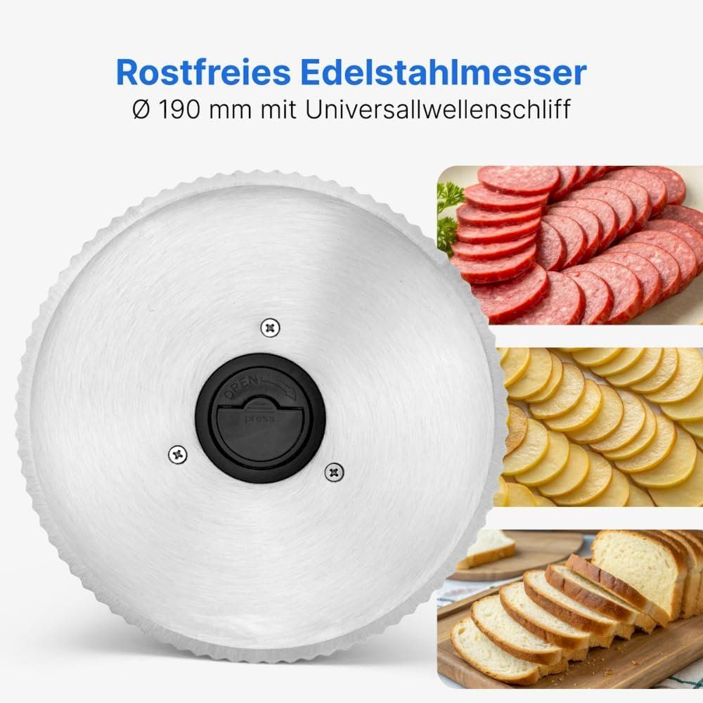 Elettrodomestici da cucina: Clatronic MA 3585 Metall Allesschneider – Nuovo e nell'imballaggio originale da Bottighofen venduto da zaap 2
