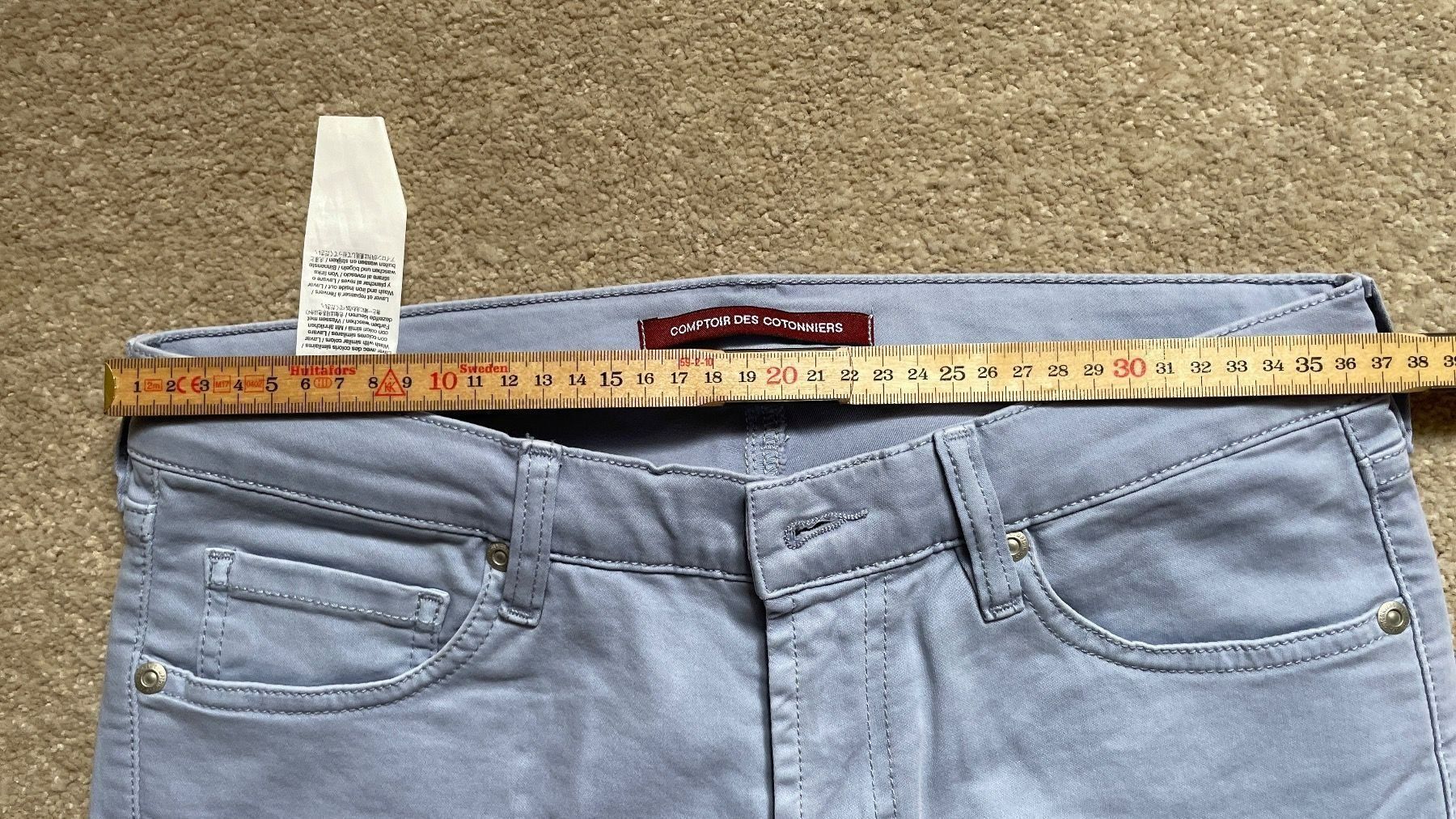Comptoir des Cotonniers Hosen: Comptoir des Cotonniers Hose, hellblau, Grösse 38 – Gebraucht aus Hünenberg See von ECLB 6