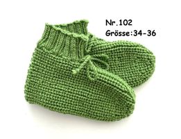 Kuschel - Fernseh - Bettsocken aus Merinowolle Nr.102