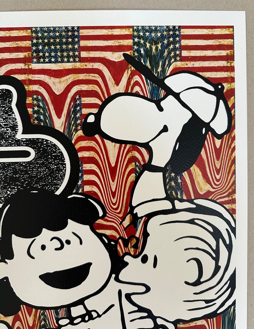 Grafiken & Lithographien: Death: Snoopy & Peanuts drinking beer, signiert 18/100 – Neu (gemäss Beschreibung) aus Meilen von Smgdesign 4