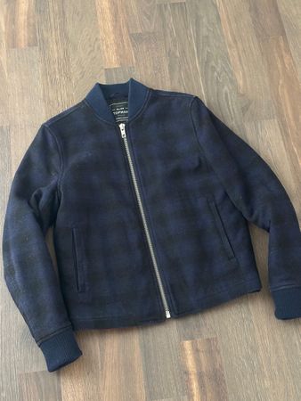 Topman Bomber Jacke in Dunkelblau, Grösse S