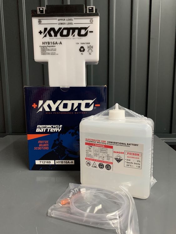 Motorradbatterie KYOTO HYB16A-A HONDA VT 1100 C SHADOW C2,C3 (Neu und ...