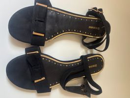 Schwarze Sandalen, Grösse 41, ideal für den Sommer!