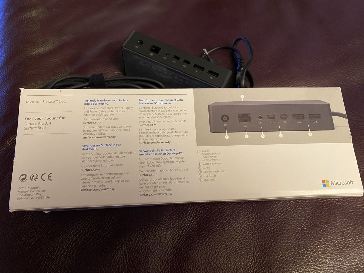 Microsoft Docking station: Microsoft Surface Pro 3, 4 Dock – Usato da Lenk im Simmental venduto da Miguelle 1