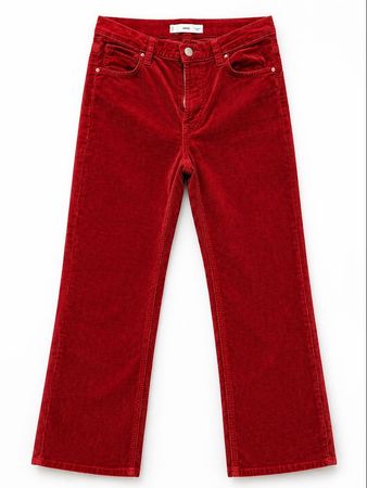 Mango Cordhose Braun