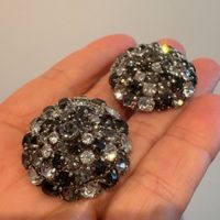 Paar seltene Vintage Christian Dior Ohrclips 70/80er Jahre